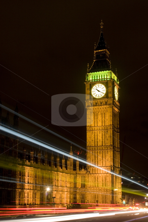 To use this stock image in your creative project, please select the size you need over to the right and click the "Add to Cart" button.
Your downloaded image will come with the Cutcaster watermark removed so don’t worry about the watermark you see on this page. Westminster Tower at night with Light Trails stock photo, Westminster Tower/Big Ben at night from Westminster Bridge with light trails from passing vehicles by Steve Smith