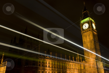 To use this stock image in your creative project, please select the size you need over to the right and click the "Add to Cart" button.
Your downloaded image will come with the Cutcaster watermark removed so don’t worry about the watermark you see on this page. Westminster Tower/Big Ben at night with light trails stock photo, Westminster Tower/Big Ben in London, UK at night with light trails of passing vehicles by Steve Smith