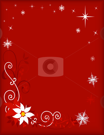 To use this stock image in your creative project, please select the size you need over to the right and click the "Add to Cart" button.
Your downloaded image will come with the Cutcaster watermark removed so don’t worry about the watermark you see on this page. Christmas Frame - Red stock photo, Christmas design - white pointsettia with scrolls, snowflakes and stars on red background. Ratio sized for greeting card with framed center area open for text copy or composite editing. by Teri Francis Mazzafro