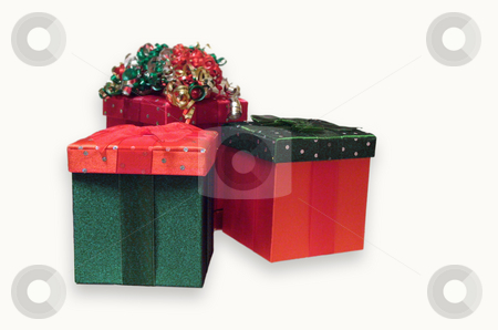 To use this stock image in your creative project, please select the size you need over to the right and click the "Add to Cart" button.
Your downloaded image will come with the Cutcaster watermark removed so don’t worry about the watermark you see on this page. Christmas Gifts stock photo, Photo of 3 decorated velvet gift boxes in Christmas colors of red and green, one with festive holiday bow on top. Isolated on white background. by Teri Francis Mazzafro