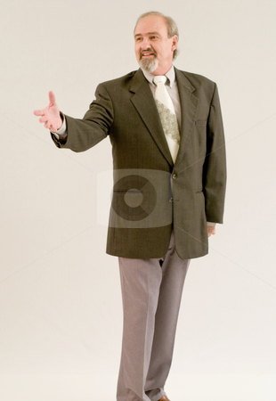 To use this stock image in your creative project, please select the size you need over to the right and click the "Add to Cart" button.
Your downloaded image will come with the Cutcaster watermark removed so don’t worry about the watermark you see on this page. Shake and a smile stock photo, Businessman greeting a client with a smile by RCarner Photography