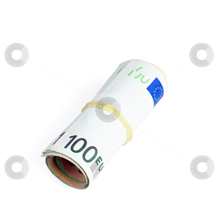 To use this stock image in your creative project, please select the size you need over to the right and click the "Add to Cart" button.
Your downloaded image will come with the Cutcaster watermark removed so don’t worry about the watermark you see on this page. Euro bills stock photo, Euro bills in a roll isolated on white background by Francesco Perre