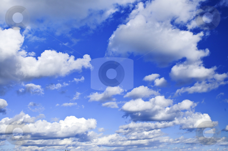 To use this stock image in your creative project, please select the size you need over to the right and click the "Add to Cart" button.
Your downloaded image will come with the Cutcaster watermark removed so don’t worry about the watermark you see on this page. Blue sky with white clouds stock photo, Background of blue sky with white clouds by Elena Elisseeva