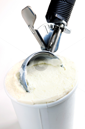 To use this stock image in your creative project, please select the size you need over to the right and click the "Add to Cart" button.
Your downloaded image will come with the Cutcaster watermark removed so don’t worry about the watermark you see on this page. Tub of vanilla ice cream with a scoop stock photo, Tub of vanilla ice cream with a scoop on white background by Elena Elisseeva