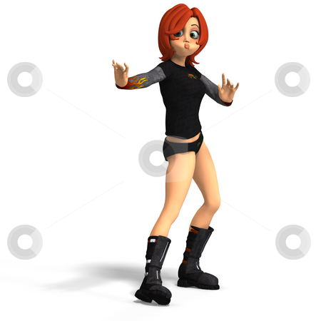 To use this stock image in your creative project, please select the size you need over to the right and click the "Add to Cart" button.
Your downloaded image will come with the Cutcaster watermark removed so don’t worry about the watermark you see on this page. Young Toon Girl stock photo, Very cute and young toon girl
With Clipping Path by Ralf Kraft