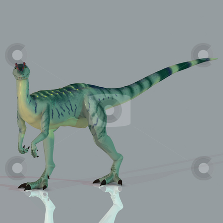 To use this stock image in your creative project, please select the size you need over to the right and click the "Add to Cart" button.
Your downloaded image will come with the Cutcaster watermark removed so don’t worry about the watermark you see on this page. Dilophosaurus stock photo, Rendered Image of a Dinosaur - with Clipping Path by Ralf Kraft
