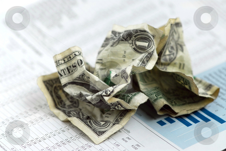 To use this stock image in your creative project, please select the size you need over to the right and click the "Add to Cart" button.
Your downloaded image will come with the Cutcaster watermark removed so don’t worry about the watermark you see on this page. Money finance chart stock photo, Crumpled US dollars on financial chart report by Elena Elisseeva