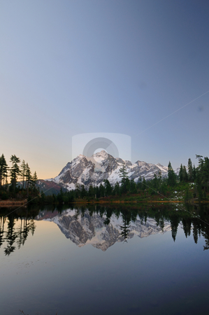 To use this stock image in your creative project, please select the size you need over to the right and click the "Add to Cart" button.
Your downloaded image will come with the Cutcaster watermark removed so don’t worry about the watermark you see on this page. Mt Shuksan after sunset stock photo, Mount Shuksan from picture lake after sunset on a clear day by Nilanjan Bhattacharya