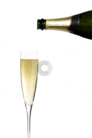 To use this stock image in your creative project, please select the size you need over to the right and click the "Add to Cart" button.
Your downloaded image will come with the Cutcaster watermark removed so don’t worry about the watermark you see on this page. Champagne celebration stock photo, Filling a glass cup with champagne wine isolated on withe background by Ivan Montero