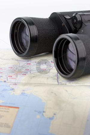 To use this stock image in your creative project, please select the size you need over to the right and click the "Add to Cart" button.
Your downloaded image will come with the Cutcaster watermark removed so don’t worry about the watermark you see on this page. Isolated binoculars stock photo, Close up of a binoculars tool isolated over a map background by Ivan Montero