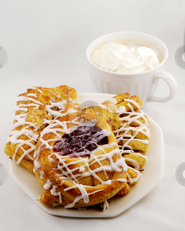 To use this stock image in your creative project, please select the size you need over to the right and click the "Add to Cart" button.
Your downloaded image will come with the Cutcaster watermark removed so don’t worry about the watermark you see on this page. Danish and Coffee stock photo, Danish and coffee in the morning. by Timothy OLeary