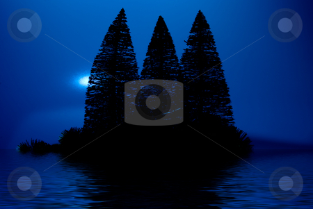 To use this stock image in your creative project, please select the size you need over to the right and click the "Add to Cart" button.
Your downloaded image will come with the Cutcaster watermark removed so don’t worry about the watermark you see on this page. Moonlight Island stock photo, A moon lit island in a lake at night. by Robert Byron