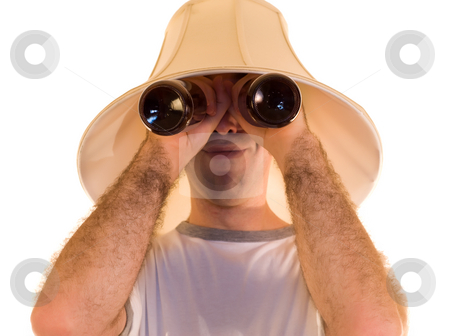 To use this stock image in your creative project, please select the size you need over to the right and click the "Add to Cart" button.
Your downloaded image will come with the Cutcaster watermark removed so don’t worry about the watermark you see on this page. Beer Goggles stock photo, A man wearing beer goggles, isolated against a white background by Richard Nelson