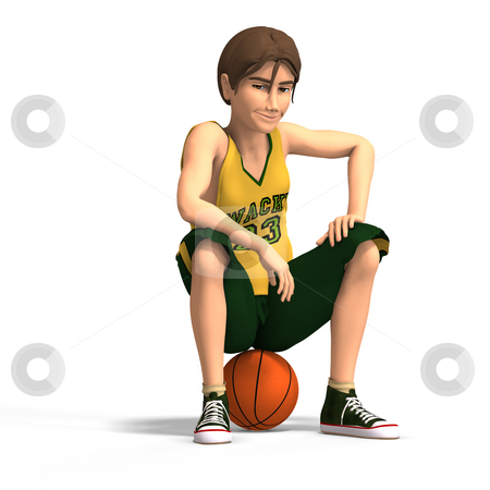 To use this stock image in your creative project, please select the size you need over to the right and click the "Add to Cart" button.
Your downloaded image will come with the Cutcaster watermark removed so don’t worry about the watermark you see on this page. Young man plays basketball stock photo, A very young toon character plays basketball
With Clipping Path by Ralf Kraft