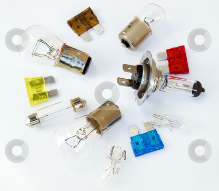 To use this stock image in your creative project, please select the size you need over to the right and click the "Add to Cart" button.
Your downloaded image will come with the Cutcaster watermark removed so don’t worry about the watermark you see on this page. Car lightbulbs set stock photo, Car lightbulb and fuse set on a clear backgorund. by Sinisa Botas