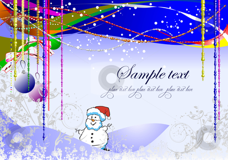To use this stock image in your creative project, please select the size you need over to the right and click the "Add to Cart" button.
Your downloaded image will come with the Cutcaster watermark removed so don’t worry about the watermark you see on this page. Greeting card stock vector clipart, Greeting card for Christmas and happy New Year by Leonid Dorfman