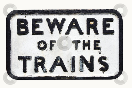 To use this stock image in your creative project, please select the size you need over to the right and click the "Add to Cart" button.
Your downloaded image will come with the Cutcaster watermark removed so don’t worry about the watermark you see on this page. Warning sign for trains stock photo, by Paul Phillips