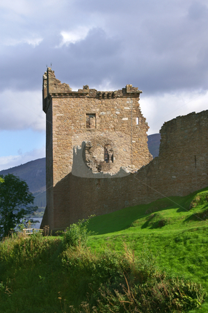 To use this stock image in your creative project, please select the size you need over to the right and click the "Add to Cart" button.
Your downloaded image will come with the Cutcaster watermark removed so don’t worry about the watermark you see on this page. Urquhart castle stock photo, Famous scottisch urquhart castle at loch ness on a hill by Karin Claus