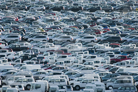 To use this stock image in your creative project, please select the size you need over to the right and click the "Add to Cart" button.
Your downloaded image will come with the Cutcaster watermark removed so don’t worry about the watermark you see on this page. Carpark stock photo, Hundreds of new cars waiting for their owners by Stephen Gibson