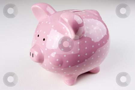 To use this stock image in your creative project, please select the size you need over to the right and click the "Add to Cart" button.
Your downloaded image will come with the Cutcaster watermark removed so don’t worry about the watermark you see on this page. Pink Spotty Piggy Bank stock photo, A pink spotted piggy bank in center frame by Steve Smith