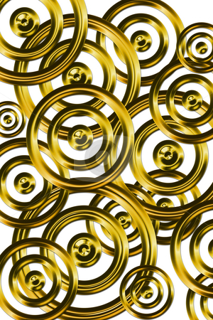 To use this stock image in your creative project, please select the size you need over to the right and click the "Add to Cart" button.
Your downloaded image will come with the Cutcaster watermark removed so don’t worry about the watermark you see on this page. Golden rings stock photo, Pattern of rings like clockwork by Wino Evertz