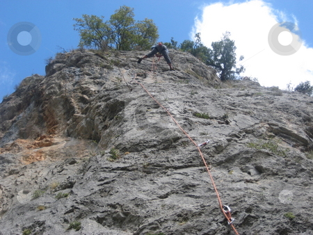 To use this stock image in your creative project, please select the size you need over to the right and click the "Add to Cart" button.
Your downloaded image will come with the Cutcaster watermark removed so don’t worry about the watermark you see on this page. Rock Climbing at Lagada stock photo, Rock climbing routes in Lagada at the famous mountain of Taygetos! by Christos Christodoulou