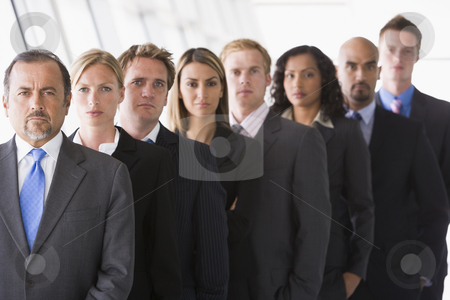 To use this stock image in your creative project, please select the size you need over to the right and click the "Add to Cart" button.
Your downloaded image will come with the Cutcaster watermark removed so don’t worry about the watermark you see on this page. Group of office staff lined up stock photo, Group of office staff lined up facing camera by Monkey Business Images