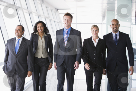 To use this stock image in your creative project, please select the size you need over to the right and click the "Add to Cart" button.
Your downloaded image will come with the Cutcaster watermark removed so don’t worry about the watermark you see on this page. Group of business people walking towards camera stock photo, Group of business people walking through office towards camera by Monkey Business Images