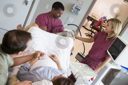 To use this stock image in your creative project, please select the size you need over to the right and click the "Add to Cart" button.
Your downloaded image will come with the Cutcaster watermark removed so don’t worry about the watermark you see on this page. Doctor retrieving eggs from ovary using ultrasound stock photo, Doctor retrieving eggs from ovary using vaginal ultrasound by Monkey Business Images