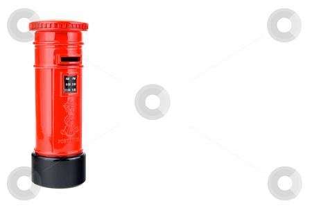 To use this stock image in your creative project, please select the size you need over to the right and click the "Add to Cart" button.
Your downloaded image will come with the Cutcaster watermark removed so don’t worry about the watermark you see on this page. UK Post Box stock photo, Model of a UK Postbox isolated on the left-hand side of a white frame by Steve Smith