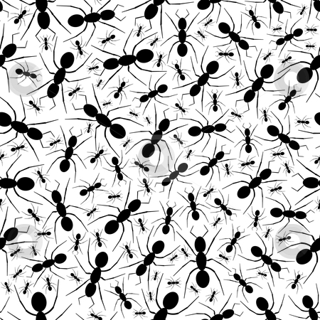 To use this stock image in your creative project, please select the size you need over to the right and click the "Add to Cart" button.
Your downloaded image will come with the Cutcaster watermark removed so don’t worry about the watermark you see on this page. Seamless Repeating Ant Pattern stock vector clipart, Seamless Repeating Ant Pattern by Adrian Sawvel
