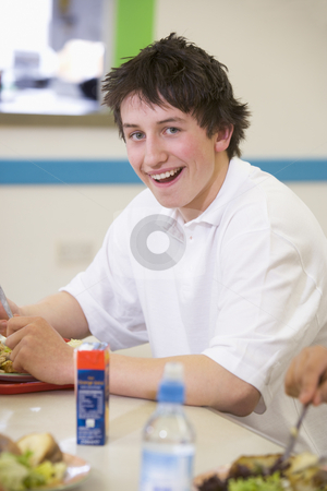 To use this stock image in your creative project, please select the size you need over to the right and click the "Add to Cart" button.
Your downloaded image will come with the Cutcaster watermark removed so don’t worry about the watermark you see on this page. High school students eating in the school cafeteria stock photo, by Monkey Business Images
