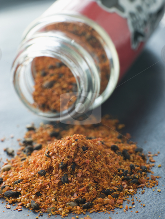 To use this stock image in your creative project, please select the size you need over to the right and click the "Add to Cart" button.
Your downloaded image will come with the Cutcaster watermark removed so don’t worry about the watermark you see on this page. Shichimi Togarashi Pepper stock photo, Jar of Shichimi Togarashi Pepper spilling out by Monkey Business Images