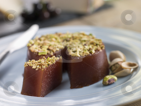 To use this stock image in your creative project, please select the size you need over to the right and click the "Add to Cart" button.
Your downloaded image will come with the Cutcaster watermark removed so don’t worry about the watermark you see on this page. Membrillo- Quince and Pistachio Paste stock photo, by Monkey Business Images