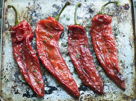 To use this stock image in your creative project, please select the size you need over to the right and click the "Add to Cart" button.
Your downloaded image will come with the Cutcaster watermark removed so don’t worry about the watermark you see on this page. Roasted Romano Peppers stock photo, by Monkey Business Images