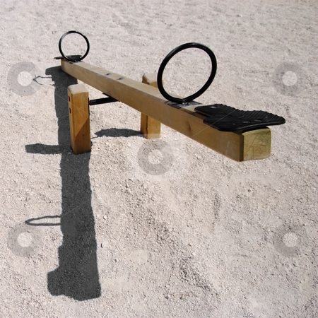 To use this stock image in your creative project, please select the size you need over to the right and click the "Add to Cart" button.
Your downloaded image will come with the Cutcaster watermark removed so don’t worry about the watermark you see on this page. Seesaw stock photo, Empty wooden teeter-totter or seesaw with shadow - negative natality concept by Milsi Art