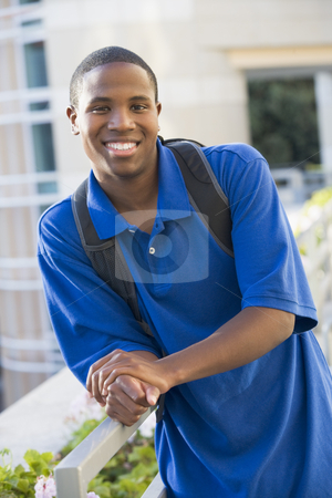 To use this stock image in your creative project, please select the size you need over to the right and click the "Add to Cart" button.
Your downloaded image will come with the Cutcaster watermark removed so don’t worry about the watermark you see on this page. Male student outside stock photo, Male university student outside wearing rucksack by Monkey Business Images