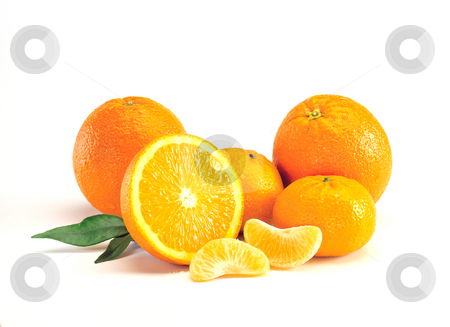 To use this stock image in your creative project, please select the size you need over to the right and click the "Add to Cart" button.
Your downloaded image will come with the Cutcaster watermark removed so don’t worry about the watermark you see on this page. Oranges stock photo, Oranges and mandarins on a white background by James Rooney