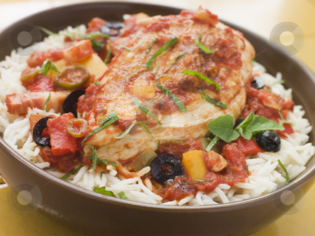 To use this stock image in your creative project, please select the size you need over to the right and click the "Add to Cart" button.
Your downloaded image will come with the Cutcaster watermark removed so don’t worry about the watermark you see on this page. Spanish-Style Chicken and Rice stock photo, by Monkey Business Images