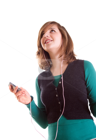 To use this stock image in your creative project, please select the size you need over to the right and click the "Add to Cart" button.
Your downloaded image will come with the Cutcaster watermark removed so don’t worry about the watermark you see on this page. Blond teenager girl listening music stock photo, Blond teenager girl listening music on her MP3 player by Mikhail Lavrenov