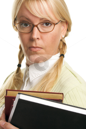To use this stock image in your creative project, please select the size you need over to the right and click the "Add to Cart" button.
Your downloaded image will come with the Cutcaster watermark removed so don’t worry about the watermark you see on this page. Attractive Student Carrying Her Books stock photo, Serious Attractive Student Carrying Her Books Isolated on a White Background. by Andy Dean