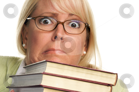 To use this stock image in your creative project, please select the size you need over to the right and click the "Add to Cart" button.
Your downloaded image will come with the Cutcaster watermark removed so don’t worry about the watermark you see on this page. Attractive Woman with Her Books stock photo, Attractive Woman with Her Books Isolated on a White Background. by Andy Dean