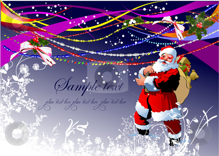 To use this stock image in your creative project, please select the size you need over to the right and click the "Add to Cart" button.
Your downloaded image will come with the Cutcaster watermark removed so don’t worry about the watermark you see on this page. Greeting card for Christmas stock vector clipart, Greeting card for Christmas and happy New Year by Leonid Dorfman