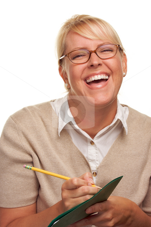 To use this stock image in your creative project, please select the size you need over to the right and click the "Add to Cart" button.
Your downloaded image will come with the Cutcaster watermark removed so don’t worry about the watermark you see on this page. Beautiful Woman with Pencil and Folder stock photo, Beautiful Woman with Pencil and Folder taking notes. by Andy Dean