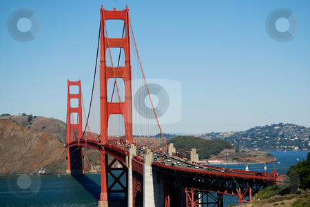 To use this stock image in your creative project, please select the size you need over to the right and click the "Add to Cart" button.
Your downloaded image will come with the Cutcaster watermark removed so don’t worry about the watermark you see on this page. Gateway to the City stock photo, Golden Gate bridge in San Francisco, California. by Steven Kapinos