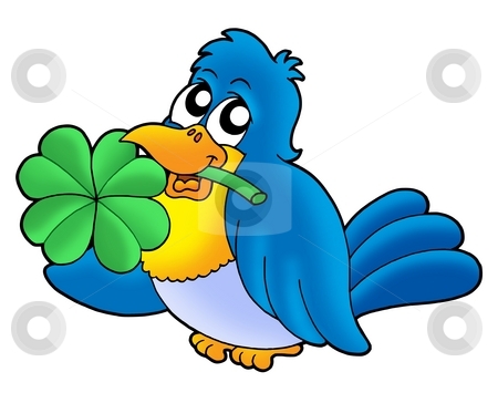 To use this stock image in your creative project, please select the size you need over to the right and click the "Add to Cart" button.
Your downloaded image will come with the Cutcaster watermark removed so don’t worry about the watermark you see on this page. Bird with four leaves clover stock photo, Bird with four leaves clover - color illustration. by Klara Viskova