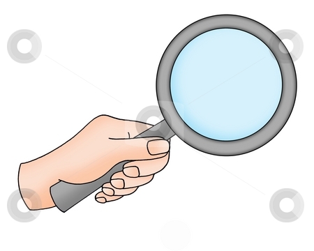 To use this stock image in your creative project, please select the size you need over to the right and click the "Add to Cart" button.
Your downloaded image will come with the Cutcaster watermark removed so don’t worry about the watermark you see on this page. Hand with magnifying glass stock photo, Color illustration of hand with magnifying glass. by Klara Viskova