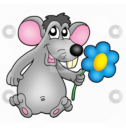 To use this stock image in your creative project, please select the size you need over to the right and click the "Add to Cart" button.
Your downloaded image will come with the Cutcaster watermark removed so don’t worry about the watermark you see on this page. Mouse with flower stock photo, Color illustration of mouse with flower. by Klara Viskova