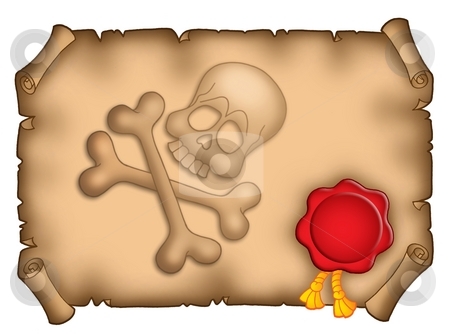 To use this stock image in your creative project, please select the size you need over to the right and click the "Add to Cart" button.
Your downloaded image will come with the Cutcaster watermark removed so don’t worry about the watermark you see on this page. Pirate banner with seal stock photo, Pirate banner with seal - color illustration. by Klara Viskova