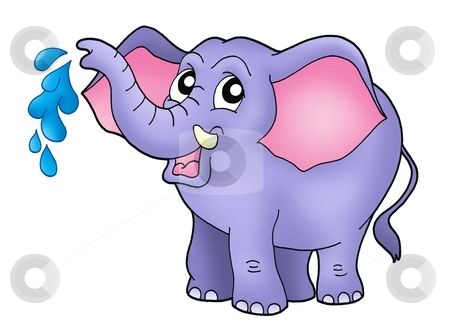 To use this stock image in your creative project, please select the size you need over to the right and click the "Add to Cart" button.
Your downloaded image will come with the Cutcaster watermark removed so don’t worry about the watermark you see on this page. Small elephant stock photo, Color illustration of little elephant. by Klara Viskova